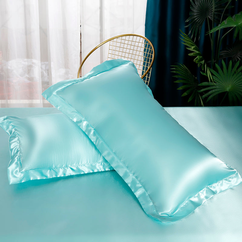Set in seta 4 pezzi 22 Momme | Toni blu