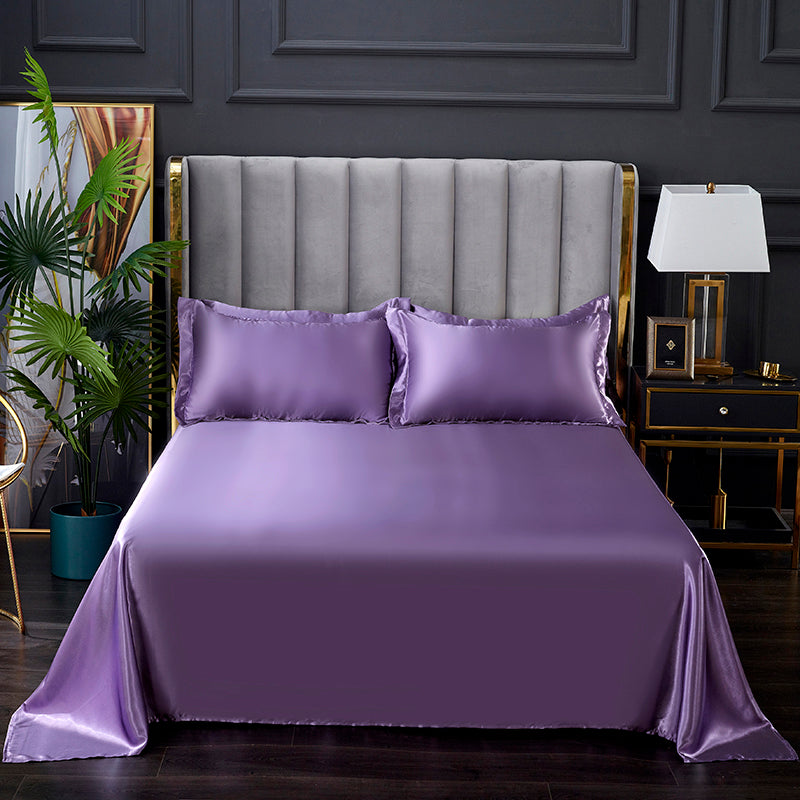 Set in seta 4 pezzi 22 Momme | Toni viola