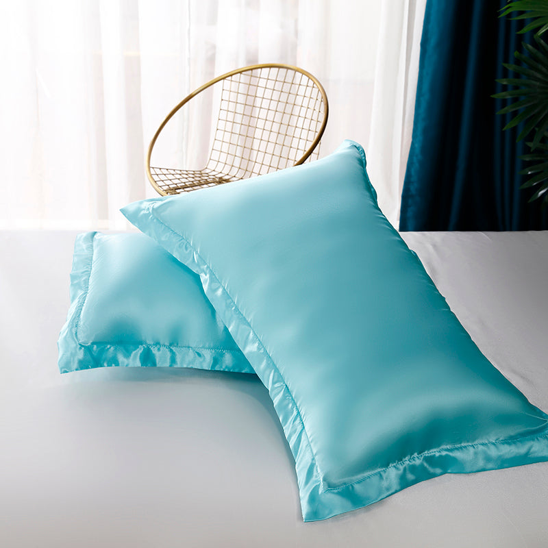 Set in seta 4 pezzi 22 Momme | Toni blu