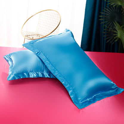 Set in seta 4 pezzi 22 Momme | Toni blu
