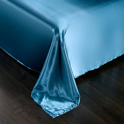 Set in seta 4 pezzi 22 Momme | Toni blu